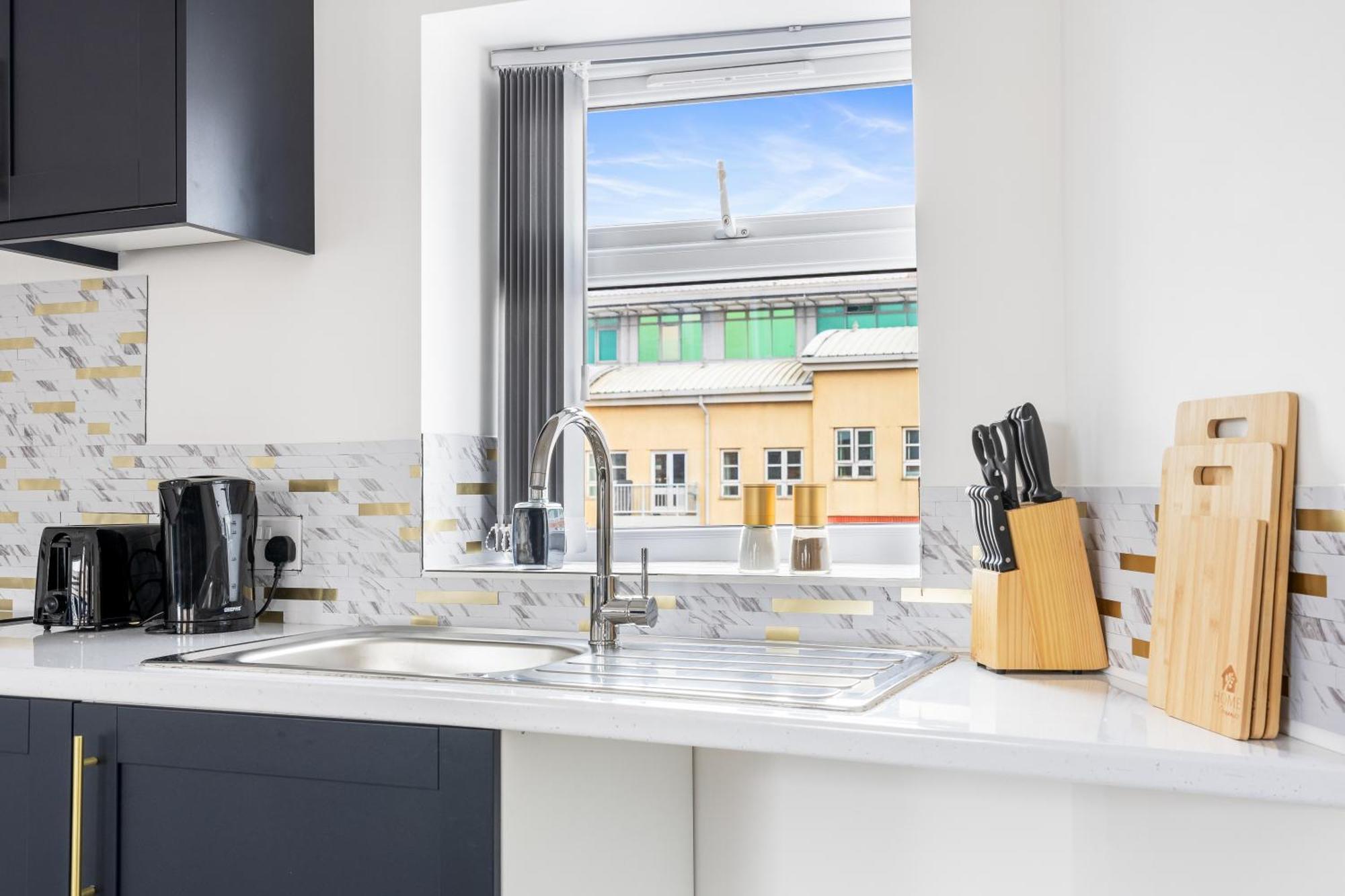 Boutique Family Apartment In Jewellery Quarter For 6 Birmingam Exterior foto